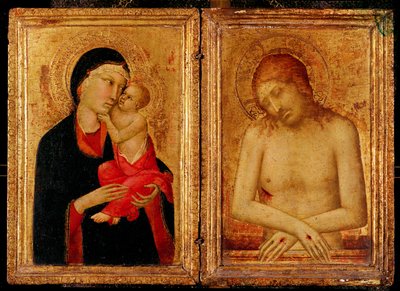 Pieta und Madonna mit Kind von Simone Martini